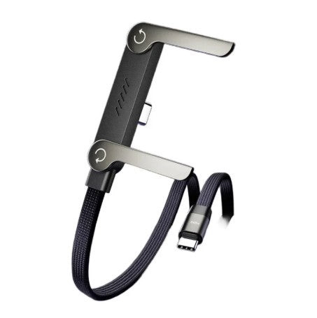 Cable de datos plegable con soporte para teléfono de carga rápida de 240 W