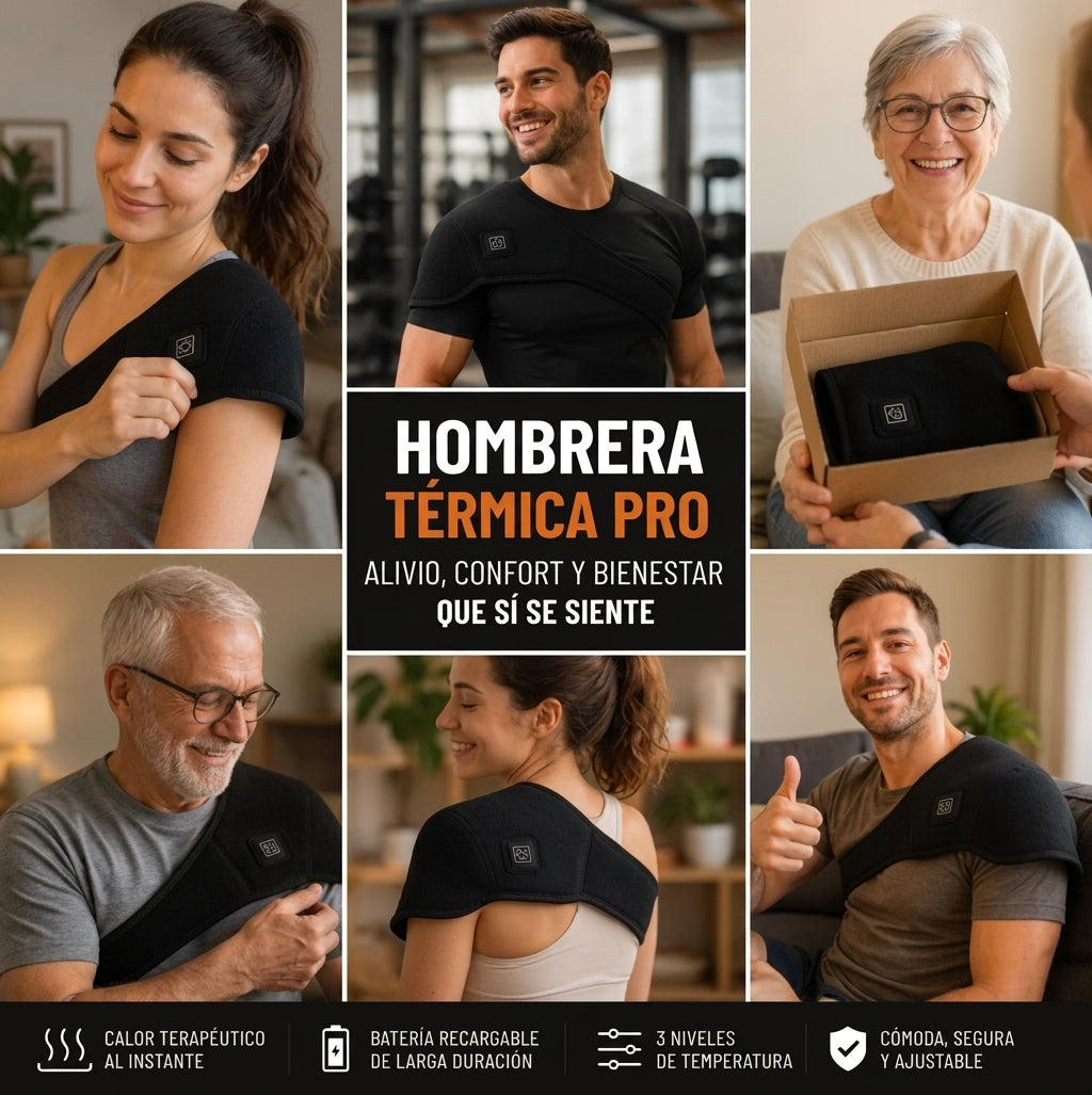 HOMBRERA TÉRMICA PRO CON CALOR TERAPÉUTICO