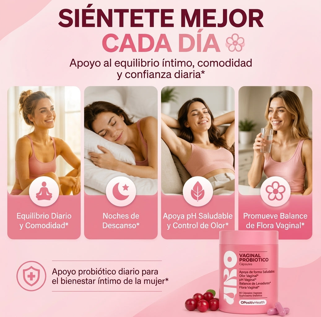 URO - Probiótico Íntimo Femenino para el Equilibrio del pH, Flora y Control de Olor, con TRULY hidrata y suaviza la piel sensible tras el depilado o afeitado