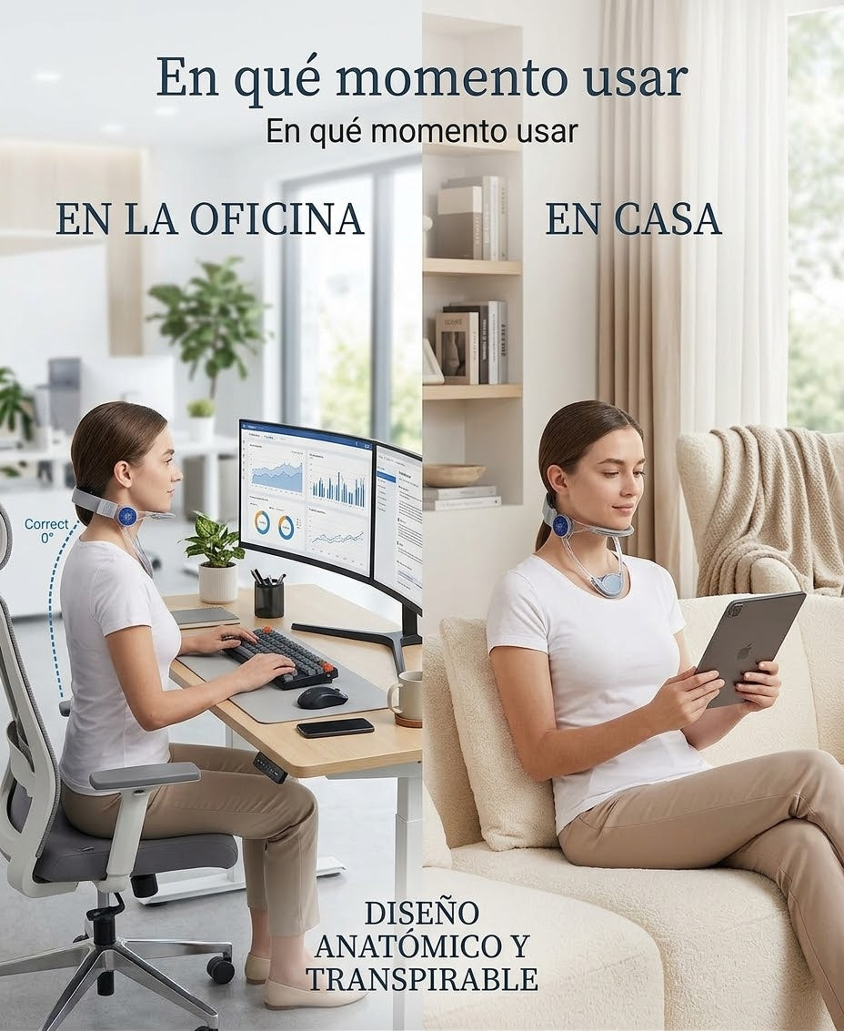 Soporte Cervical 360° | Cuello Estilizado, Cero Papada y Postura Perfecta