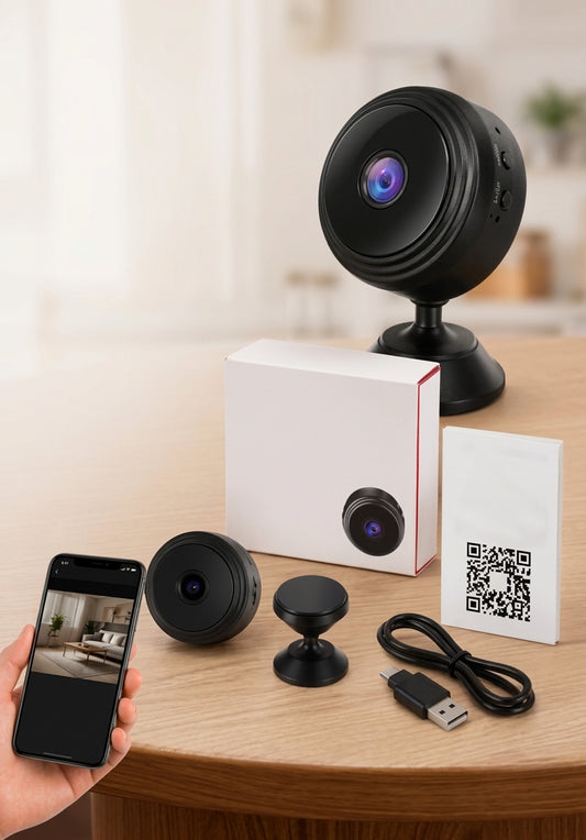 Mini Cámara Espía Wifi A9, Vigila en tiempo real desde tu celular
