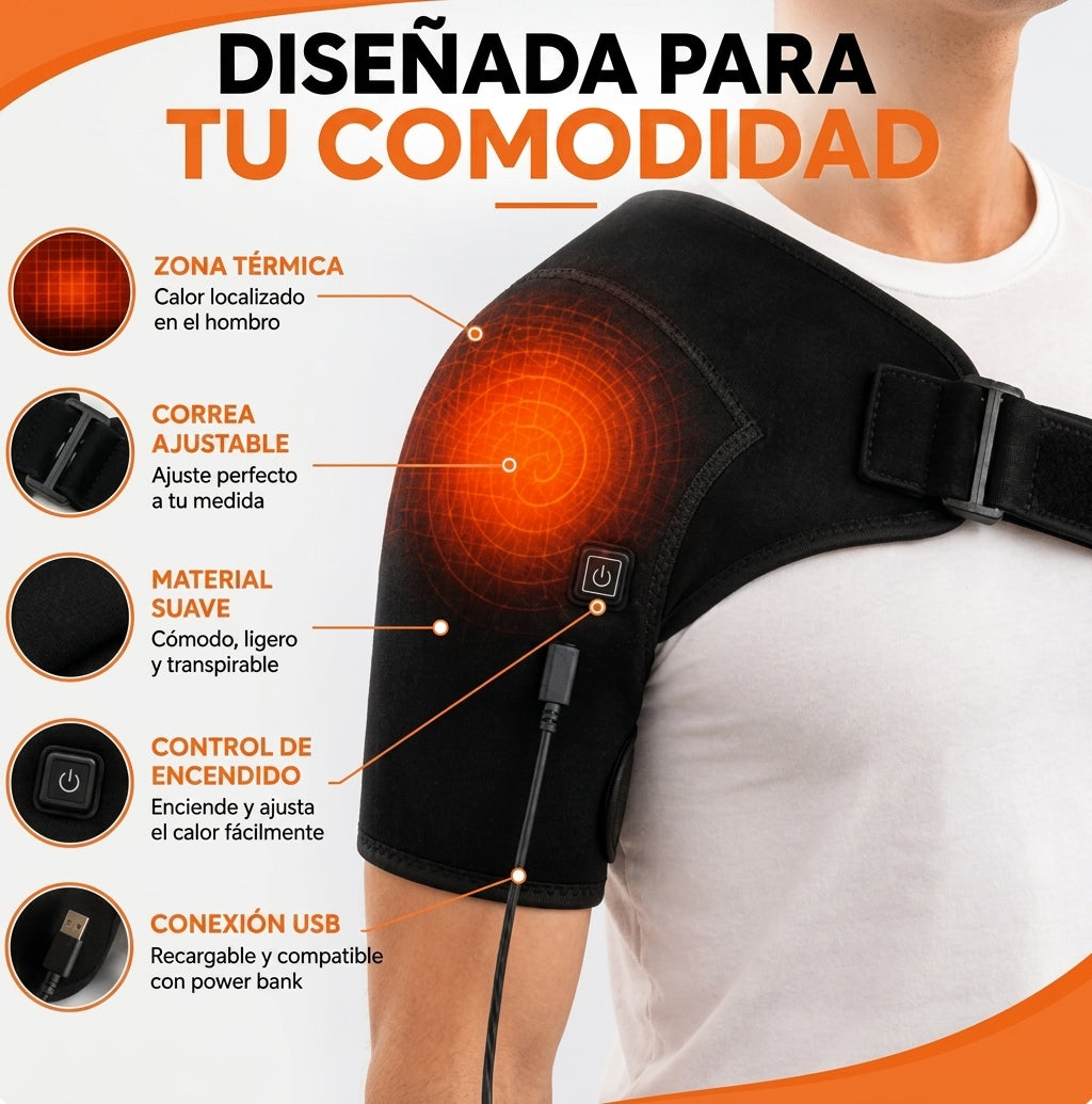 HOMBRERA TÉRMICA PRO CON CALOR TERAPÉUTICO